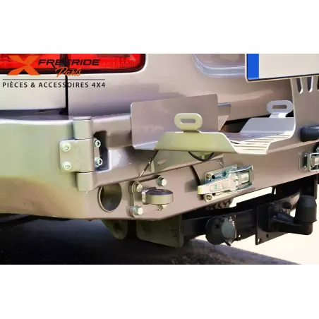 Support de jerrican 30L ou 20L Toyota Land Cruiser KDJ120 KDJ125 (2002-2009) adapté au pare-chocs F4X4