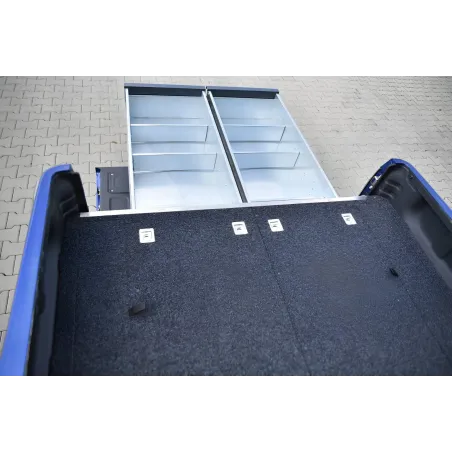 Aménagement avec tiroirs et rangements F4X4 pour Isuzu D-max 2020-