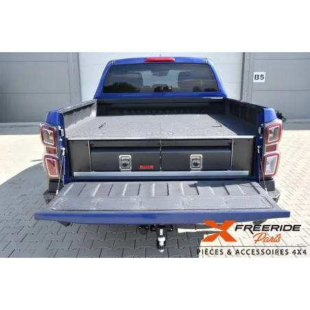 Aménagement avec tiroirs et rangements F4X4 pour Isuzu D-max 2020-