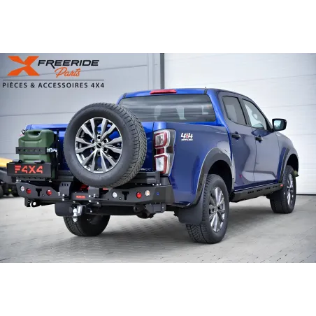 Bras modulaire avec support roue de secours pour pare-chocs F4X4 Isuzu D-max 2020-