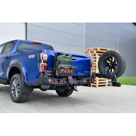 Bras modulaire avec support roue de secours pour pare-chocs F4X4 Isuzu D-max 2020-