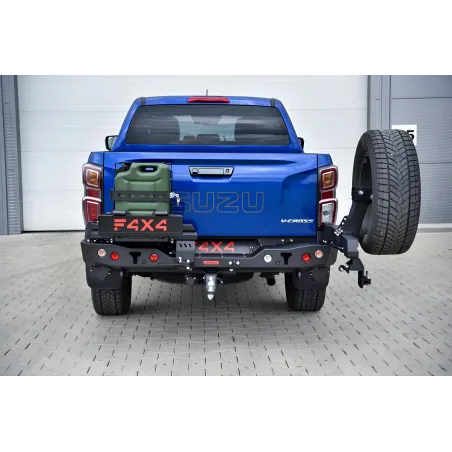 Bras modulaire avec support roue de secours pour pare-chocs F4X4 Isuzu D-max 2020-