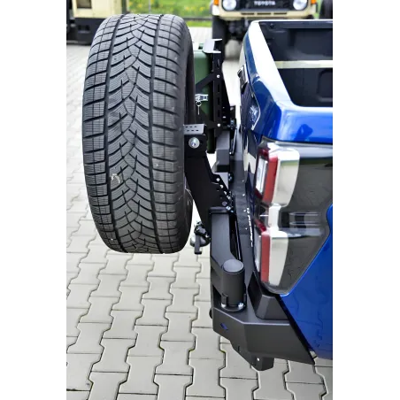 Bras modulaire avec support roue de secours pour pare-chocs F4X4 Isuzu D-max 2020-