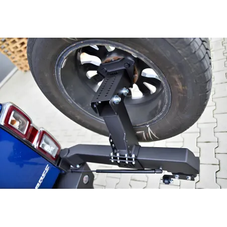 Bras modulaire avec support de jerrican 30L pour Isuzu D-max 2020- adapté au pare-chocs F4X4