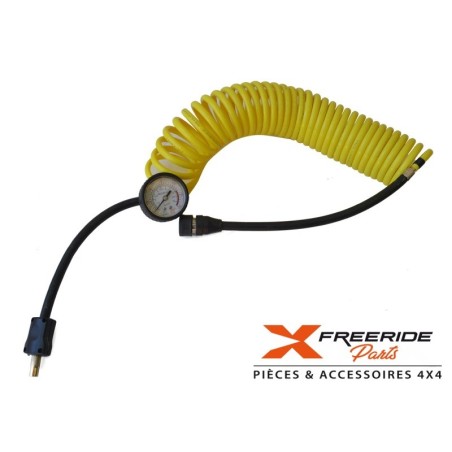 Tuyau d'air avec manomètre Tyrex pour compresseurs Tyrex et Tmax 75L 160L et 300L /min.