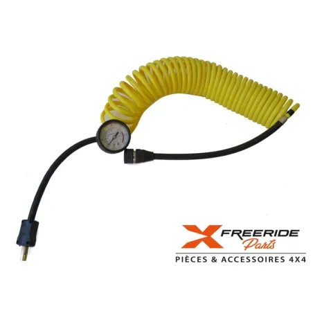 Tuyau d'air avec manomètre Tyrex pour compresseurs Tyrex et Tmax 75L 160L et 300L /min.