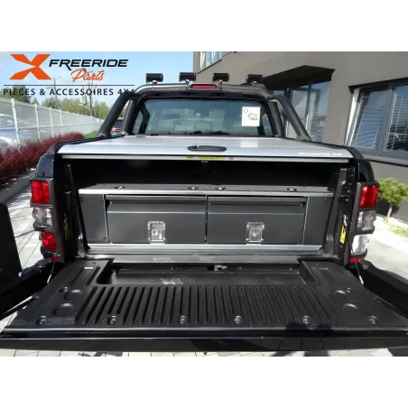 Aménagement avec tiroirs et rangements F4X4 pour Ford Ranger T7 2015-2019 3.2 TDCI