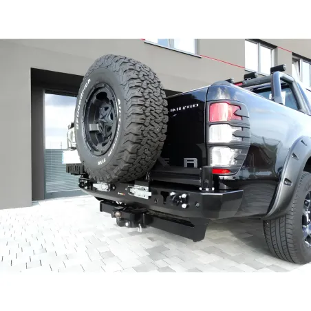 Support roue de secours pour pare-chocs F4X4 Ford Ranger T7 2015-2019 3.2 TDCI