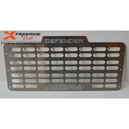 Calandre de blindage robuste, en aluminium pour Land Rover Defender
Alu de 4mm d'épaisseur.