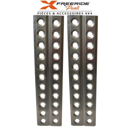 Plaques de désensablage alu 120cm permettant de sortir du sable, de la boue et autres sols meubles ou franchir un obstacle