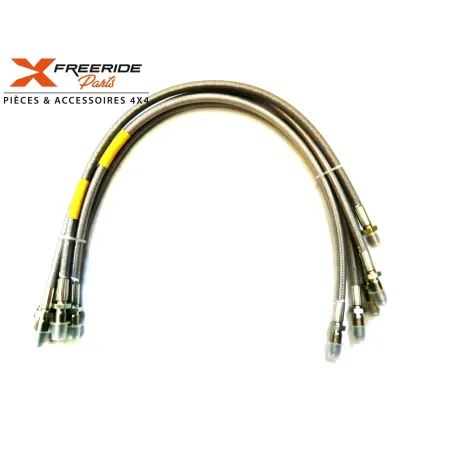 flexibles de frein aviation +5cm - DISCOVERY 200TDI - FREERIDE PARTS