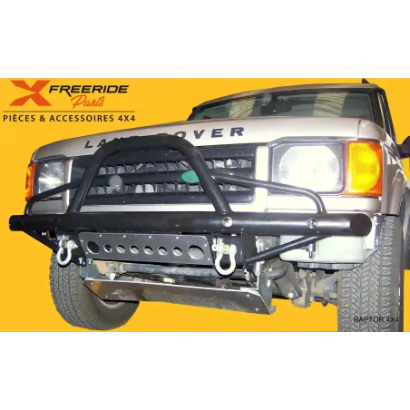 Pare-chocs avant HD tubulaire pour Land Rover Discovery 1/2 et Range Rover Classic Avec platine de treuil