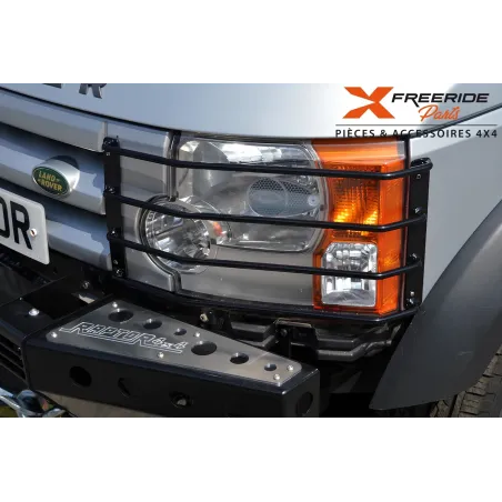 Grilles de Protection en Acier de phares avant pour Land Rover Discovery 3