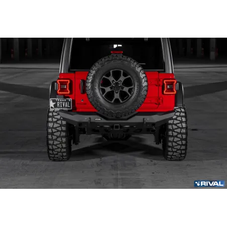 BUMPER REAR RIVAL JEEP WRANGLER JL - STUBBY (USAGE COMPETITION)