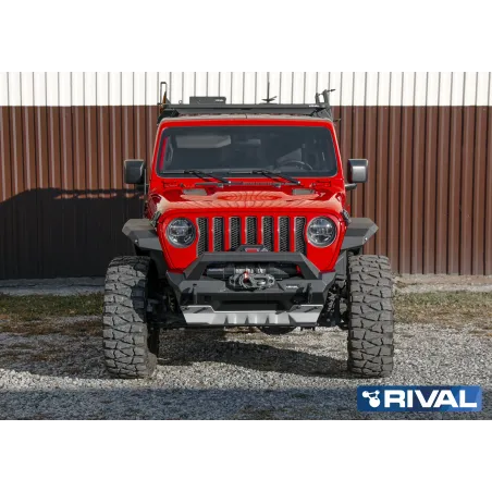 BUMPER FRONT RIVAL JEEP WRANGLER JK/JL STUBBY (USAGE COMPETITION)