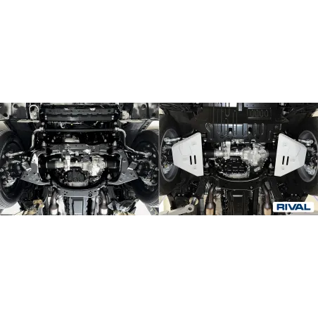 PLAQUE PROTECTION RIVAL LEVIERS AV TOYOTA LAND CRUISER PRADO 250 2024