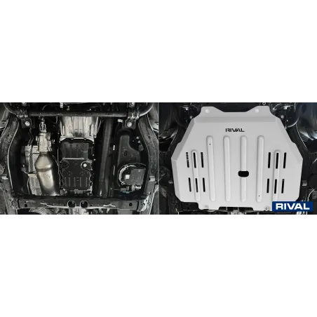 PLAQUE PROTECTION RIVAL BOÎTE DE VITESSES TOYOTA LANDCRUISER 250