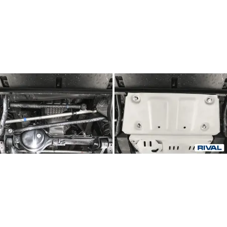 PLAQUE PROTECTION RIVAL BARRES DIRECTION SUZUKI JIMNY 2018-