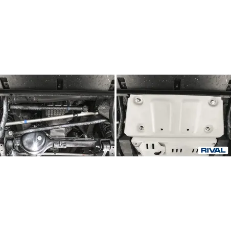 PLAQUE PROTECTION RIVAL BARRES DIRECTION SUZUKI JIMNY 2018-