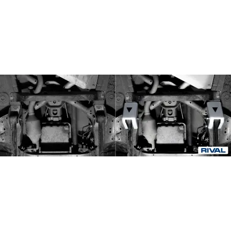 PLAQUE PROTECTION RIVAL TIRANT DE PONT SUZUKI JIMNY 2018-