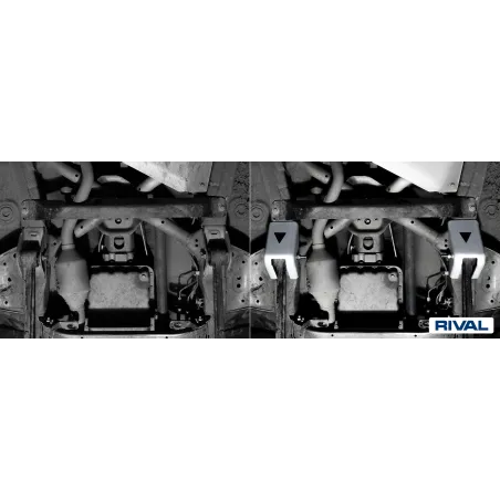 PLAQUE PROTECTION RIVAL TIRANT DE PONT SUZUKI JIMNY 2018-