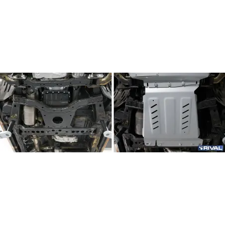 PLAQUE PROTECTION 4 mm RIVAL BOÎTE DE VITESSES NISSAN NAVARA 2015-20