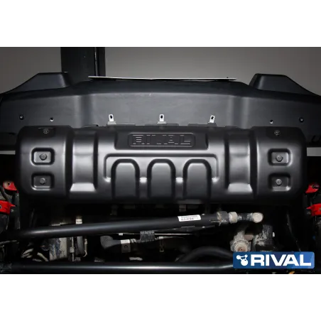 PLAQUE PROTECTION 2,5 mm RIVAL ACIER BARRE DIRECTION JEEP GLADIATOR