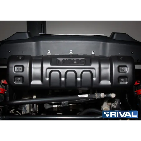 PLAQUE PROTECTION 2,5 mm RIVAL ACIER BARRE DIRECTION JEEP GLADIATOR