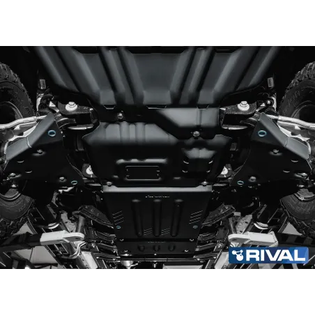 PLAQUE PROTECTION 3 mm RIVAL LEVIERS ACIER FORD RANGER 2022-