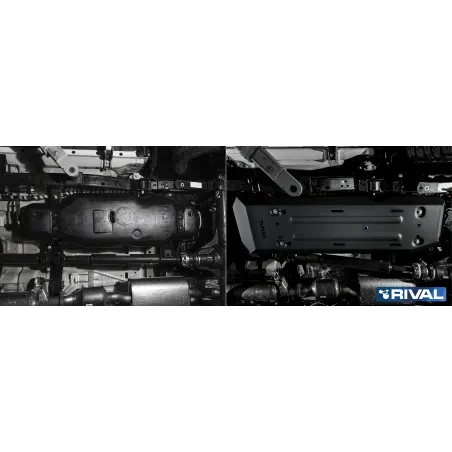 PLAQUE PROTECTION 3 mm RIVAL ACIER RESERVOIR FORD RANGER 2022-