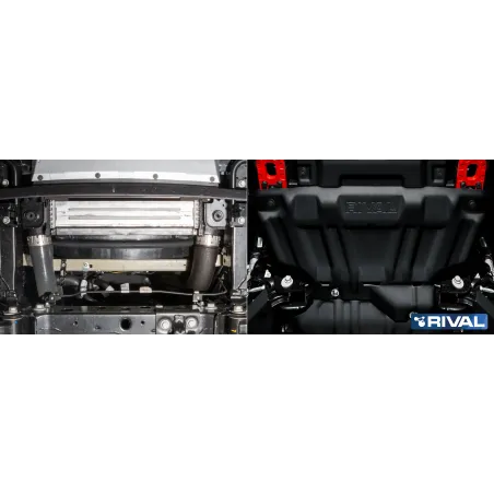 PLAQUE PROTECTION 3 mm RIVAL ACIER RADIATEUR FORD RANGER 2022-