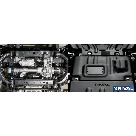 PLAQUE PROTECTION 3 mm RIVAL ACIER MOTEUR FORD RANGER 2022-