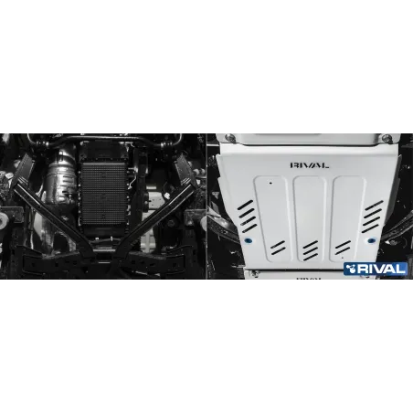 PLAQUE PROTECTION 4 mm RIVAL BOÎTE DE VITESSE FORD RANGER 2022-