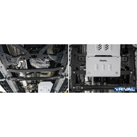 PLAQUE PROTECTION RIVAL BOÎTE TRANSFERT FORD RANGER 2022-