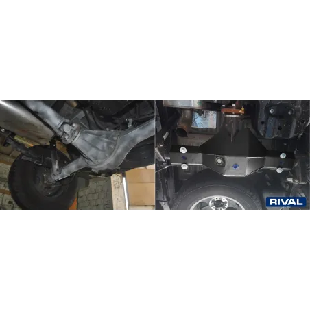 PLAQUE PROTECTION 3 mm RIVAL ACIER DIFFERENTIEL FORD RANGER 2016-2018