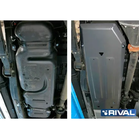 PLAQUE PROTECTION 3 mm RIVAL ACIER RESERVOIR FORD RANGER 2012-2022