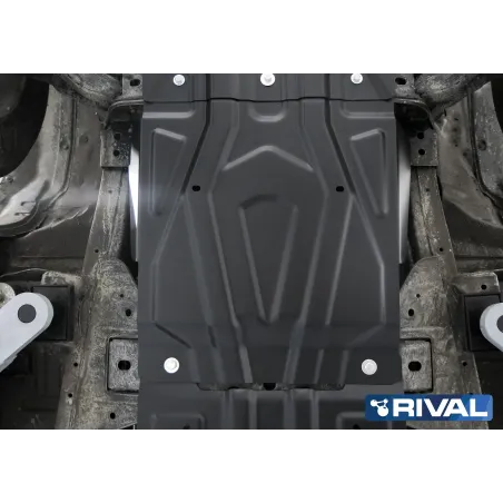 PLAQUE PROTECTION 3 mm RIVAL ACIER BOÎTE DE VITESSES FIAT FULLBACK 2