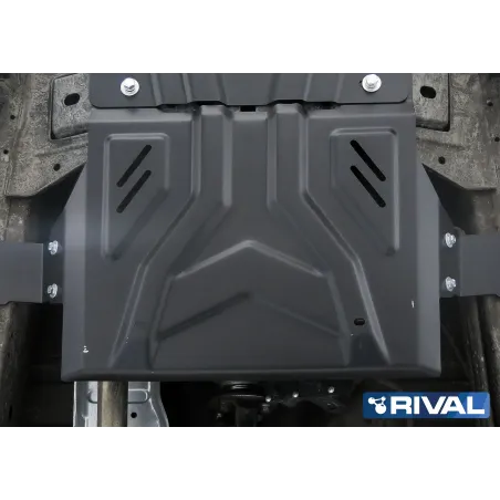PLAQUE PROTECTION 3 mm RIVAL ACIER BOÎTE TRANSFERT FIAT FULLBACK 201