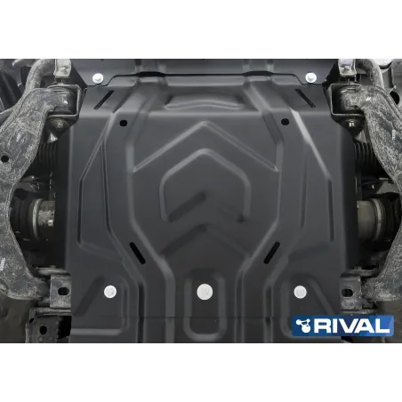 PLAQUE PROTECTION 3 mm RIVAL ACIER MOTEUR FIAT FULLBACK 2016-