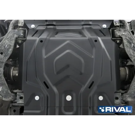 PLAQUE PROTECTION 3 mm RIVAL ACIER MOTEUR FIAT FULLBACK 2016-