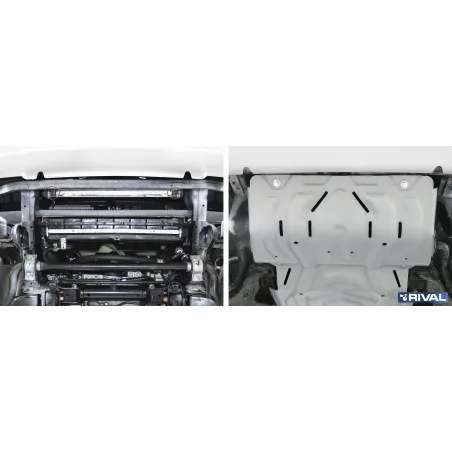 PLAQUE PROTECTION 4 mm RIVAL RADIATEUR FIAT FULLBACK 2016-