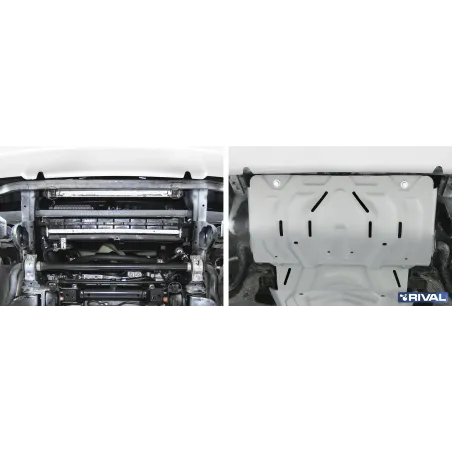 PLAQUE PROTECTION 4 mm RIVAL RADIATEUR FIAT FULLBACK 2016-