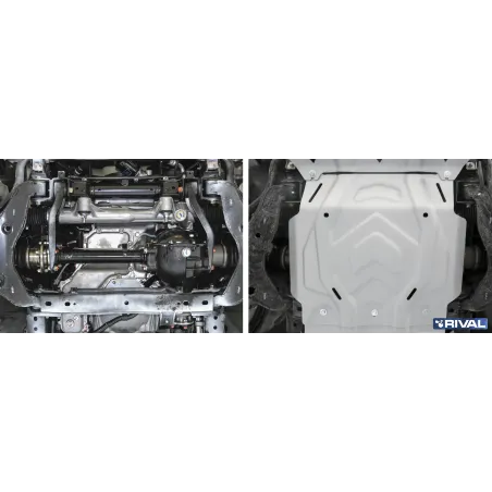 PLAQUE PROTECTION 4 mm RIVAL MOTEUR FIAT FULLBACK 2016-