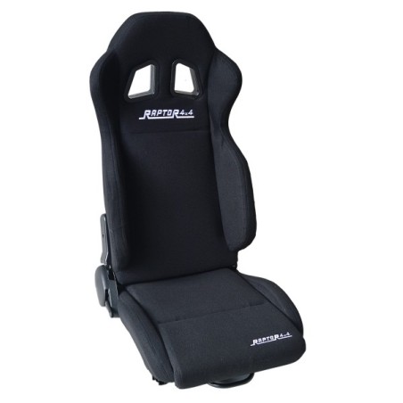 Siège en tissu Raptor4x4 de qualité avec glissières incluses

Rabattable