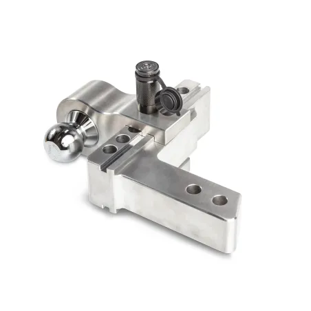 ATTELAGE CARRE US ALUMINIUM - AJUSTABLE 10" - 3600 kg