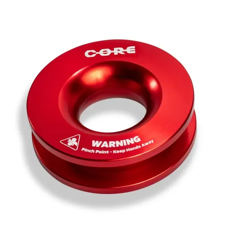 POULIE DE RENVOI CORDE SYNTHETIQUE 98mm (DONUT) - RED - 20.4 TONNES