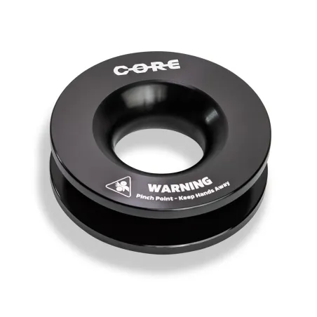 POULIE DE RENVOI CORDE SYNTHETIQUE 98mm (DONUT) - BLACK - 20.4 TONNES