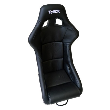 Siège fixe baquet Tyrex en fibre de verre ultraléger, en éco-cuir