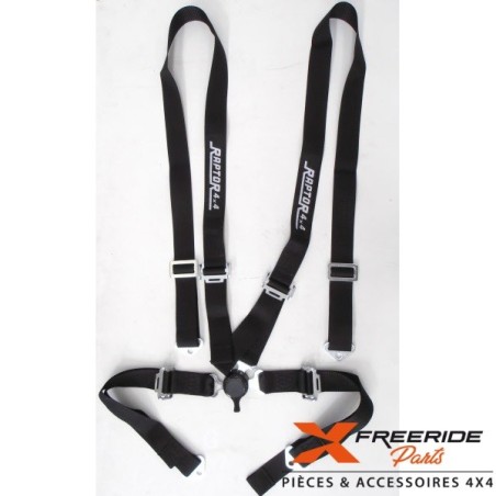 Harnais de sécurité avec 4 points 2" de haute qualité - noir