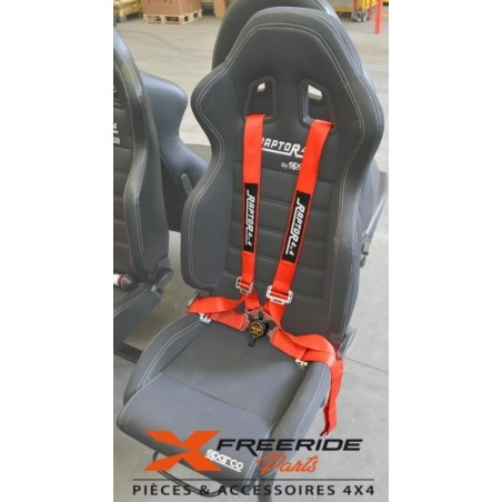 Harnais de sécurité avec 4 points 2" de haute qualité - rouge